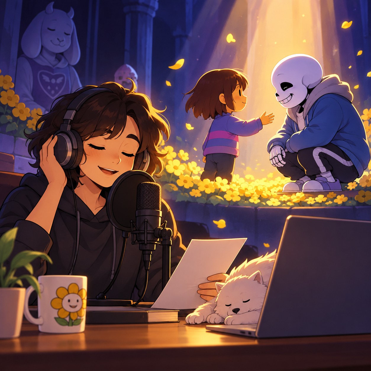 Undertale AI voice for branching story recap narration
