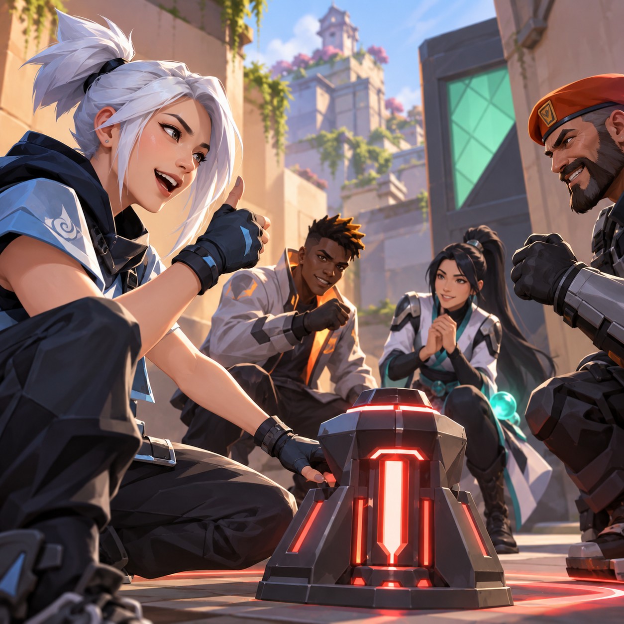 Valorant Agents AI voice for streaming squad banter