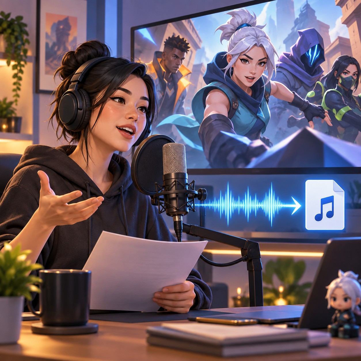 Valorant Agents AI voice for YouTube franchise scene edits