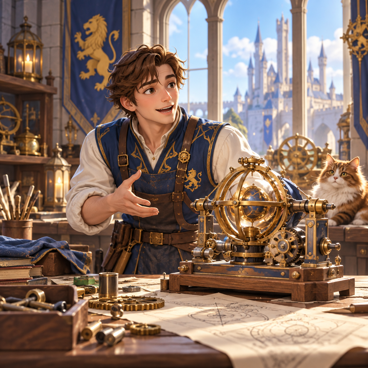 Varian AI voice in royal workshop roleplay