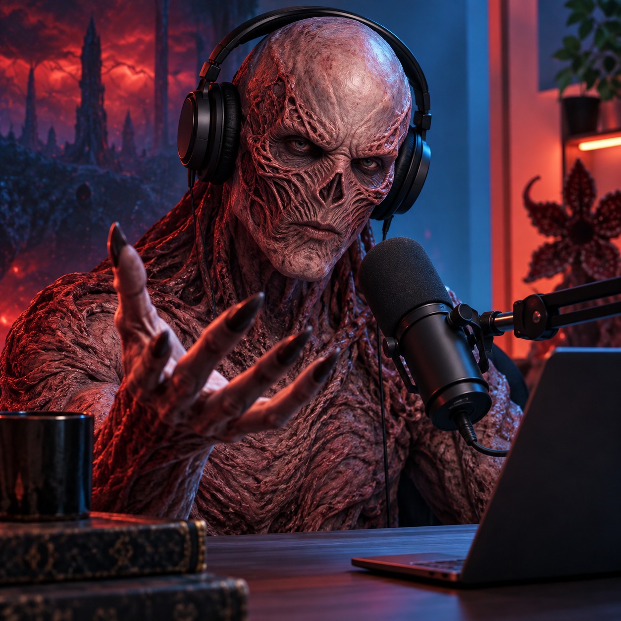 Vecna AI voice in villain meme response