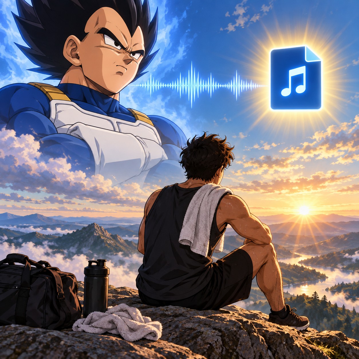 Vegeta AI voice for saiyan training recap edits