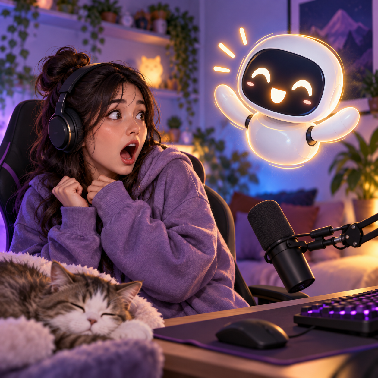 Verity AI voice interrupting a gaming stream