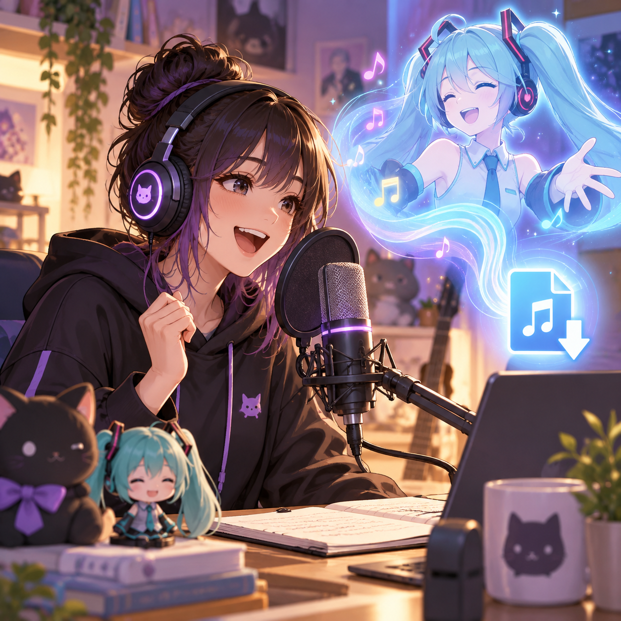 Vocaloid AI voice for character roleplay dialogue