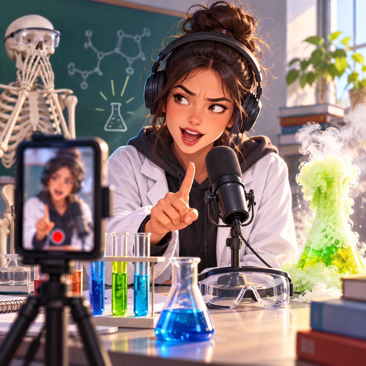 Walter White AI voice for chemistry meme edits