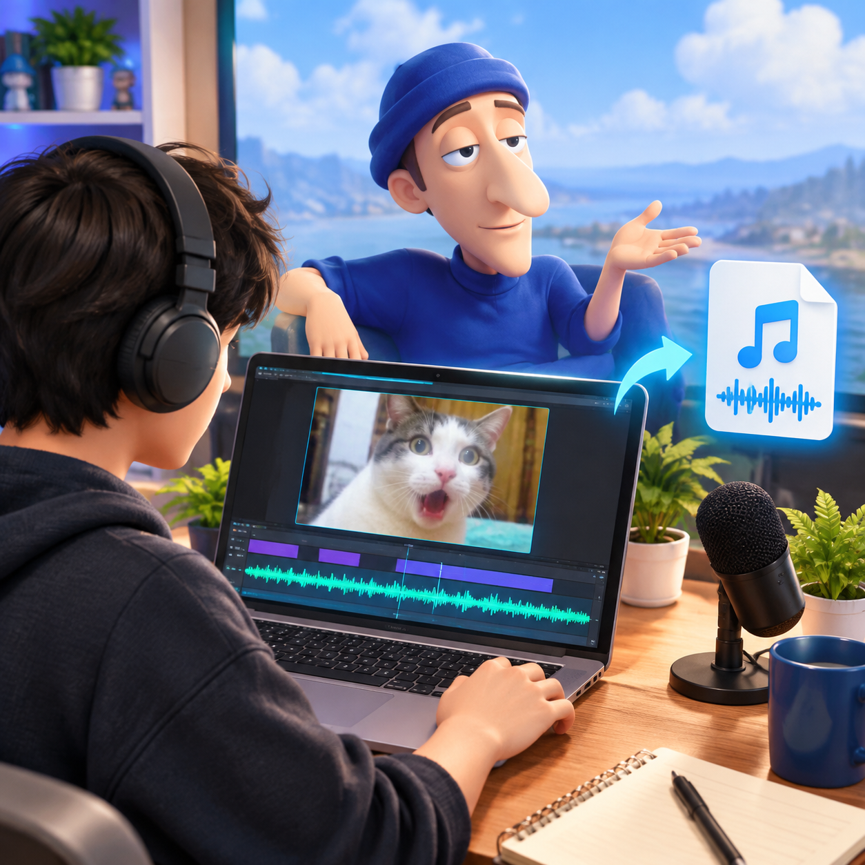 Will From Afar AI voice for SMG4 reaction edits