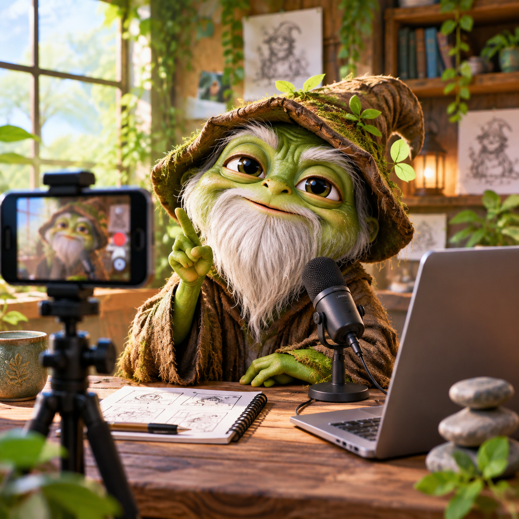 Yoda AI voice for inverted wisdom meme shorts