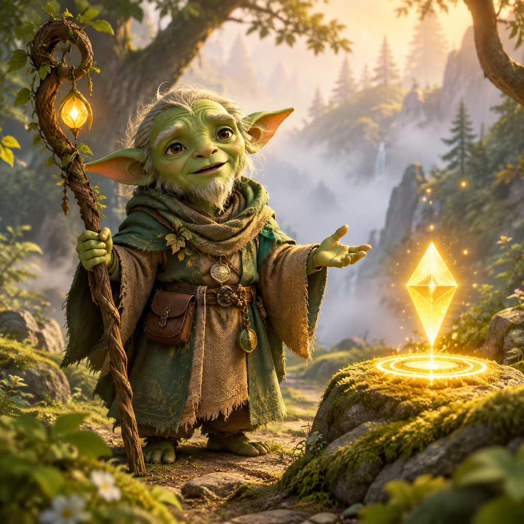 Yoda AI voice for Jedi game quest prompts