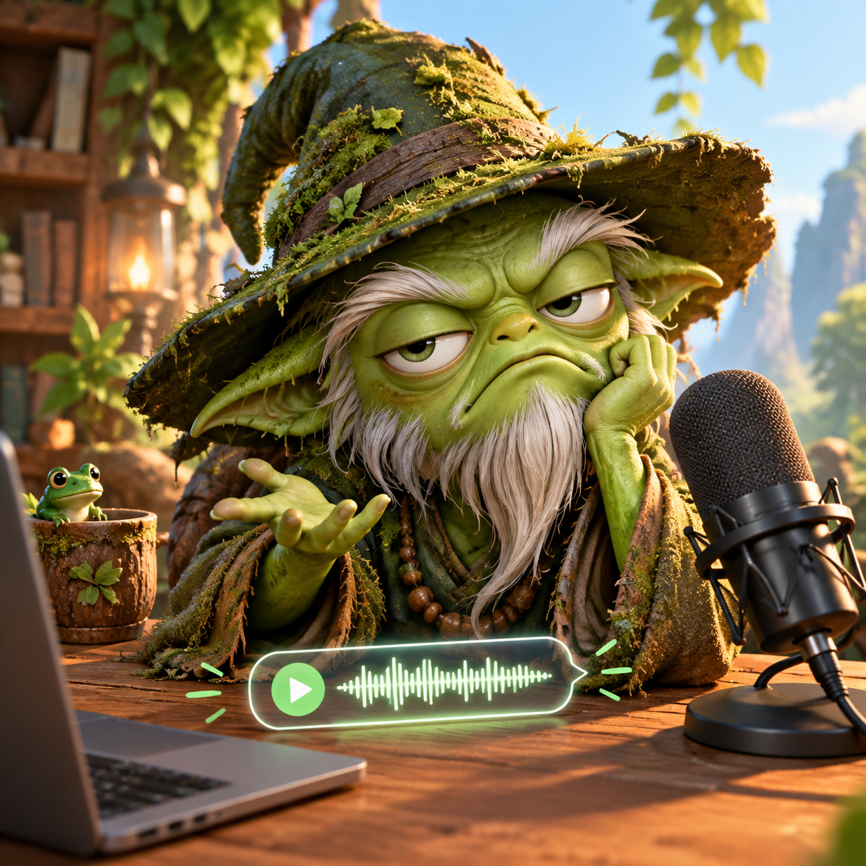 Yoda AI voice for funny failure reaction clips