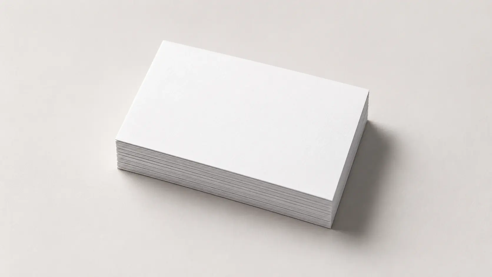 Print ready business card PDF at standard card proportions with no watermark