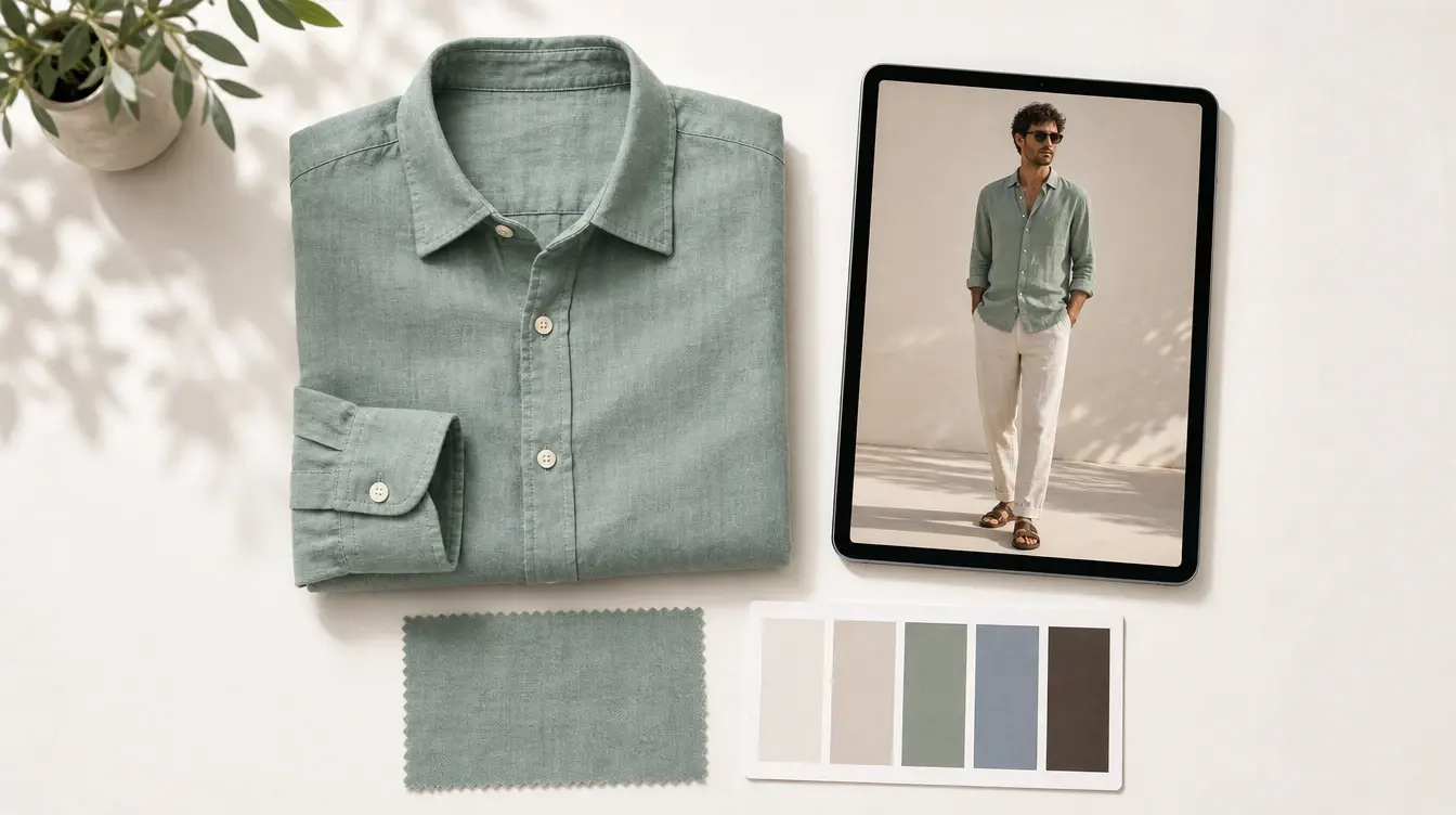 Uploading a garment photo and typing a prompt to guide the ai outfit changer