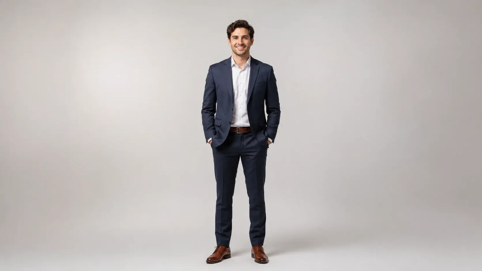 Studio style professional portrait built with the AI headshot generator on a soft neutral background
