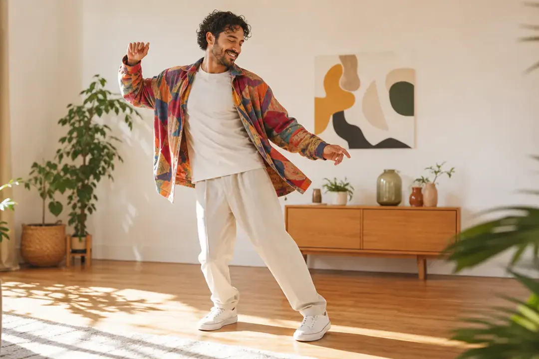 Short social dance clips shown as a finished ai sway dance filter scene