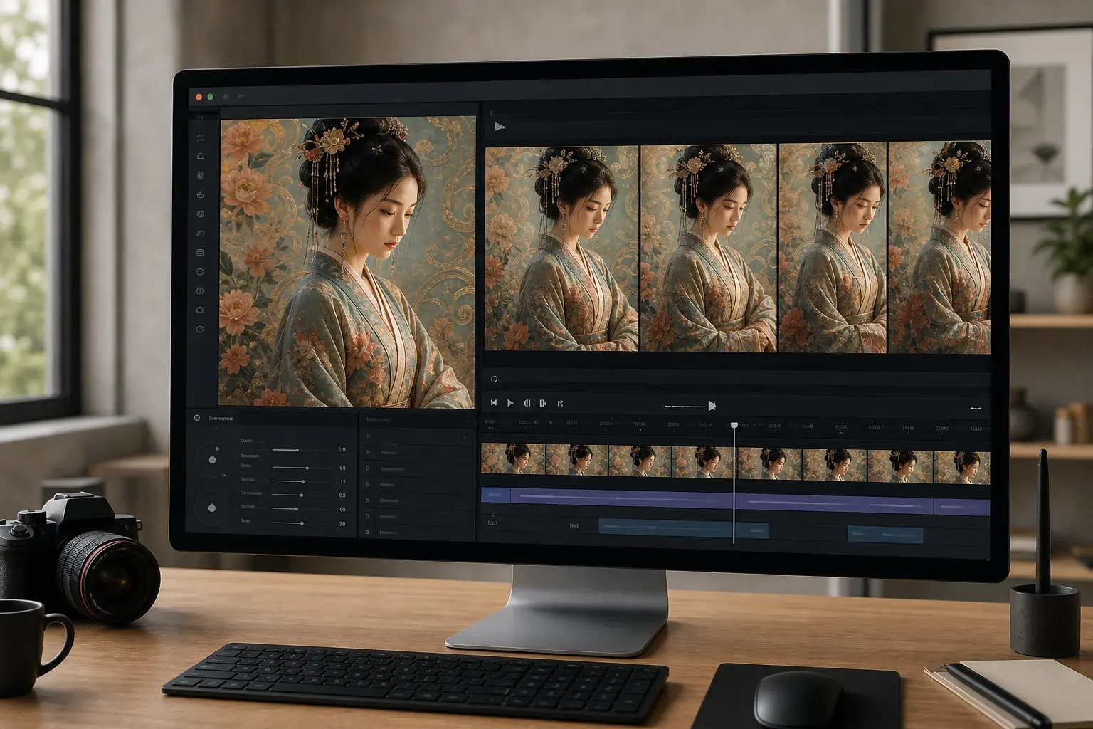 Source Detail Retention feature in AI Video Generator from Image and Prompt Online
