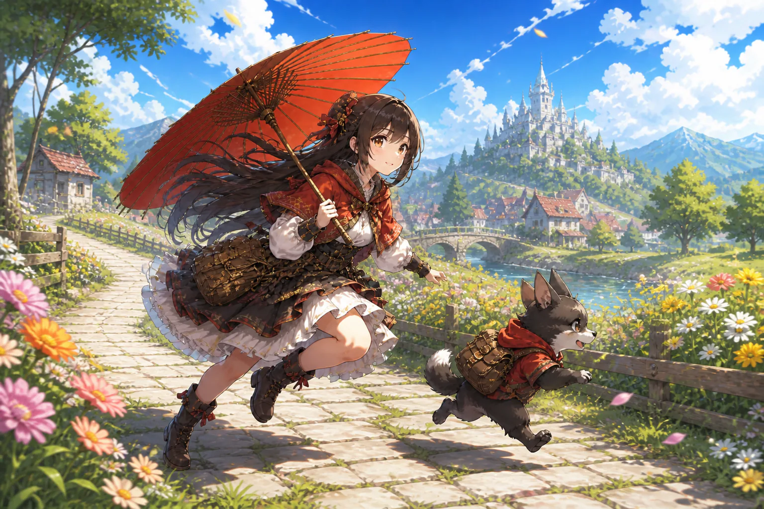 Story idea, character art, scene reference, video clip, and audio file inputs