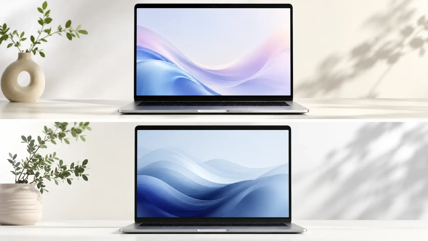 A reference banner image beside a new banner design generated to match its style