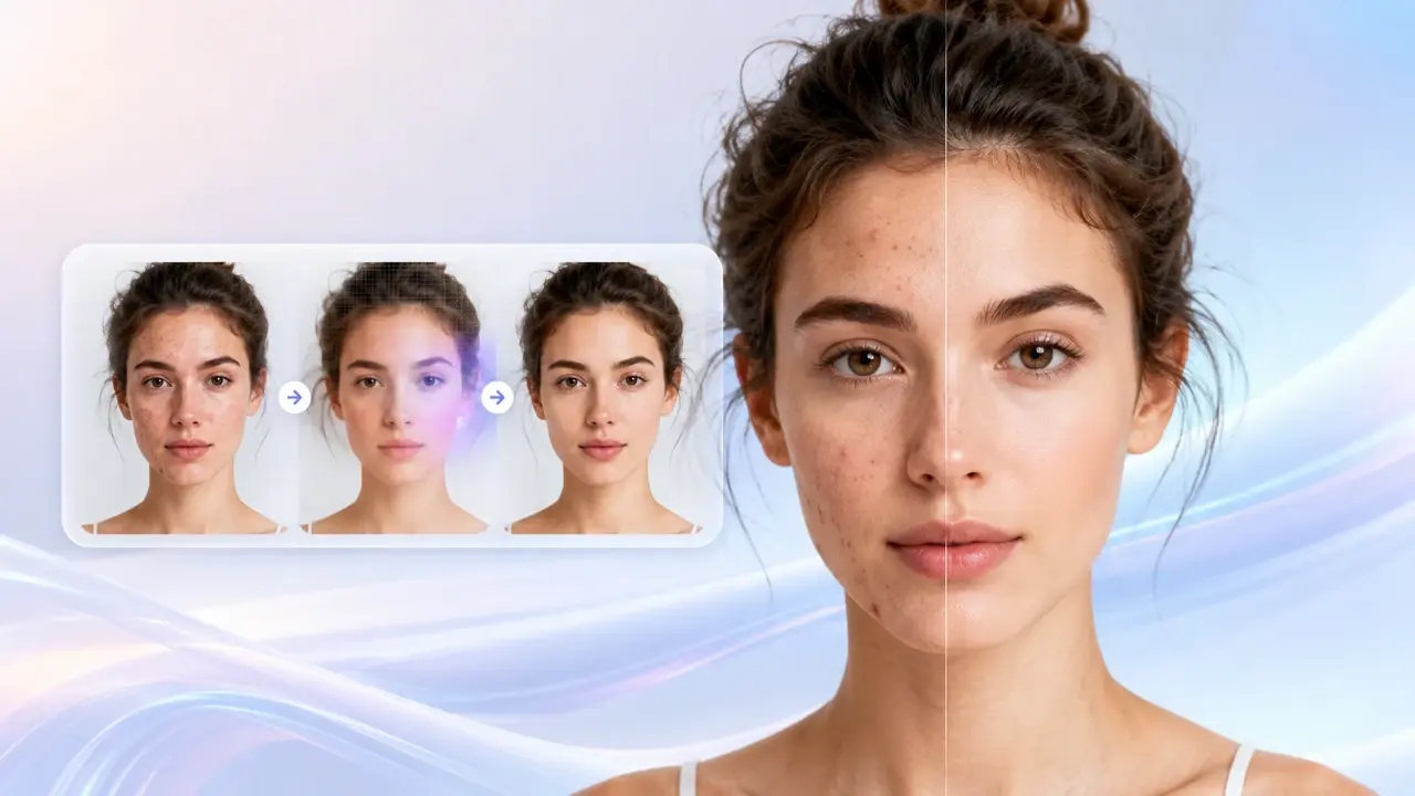 Try The Blemish Remover Today landing page background