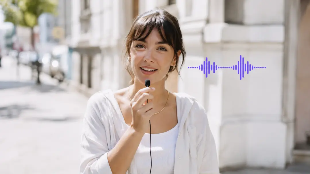 縦型ショート動画に音声読み上げを重ねた作例