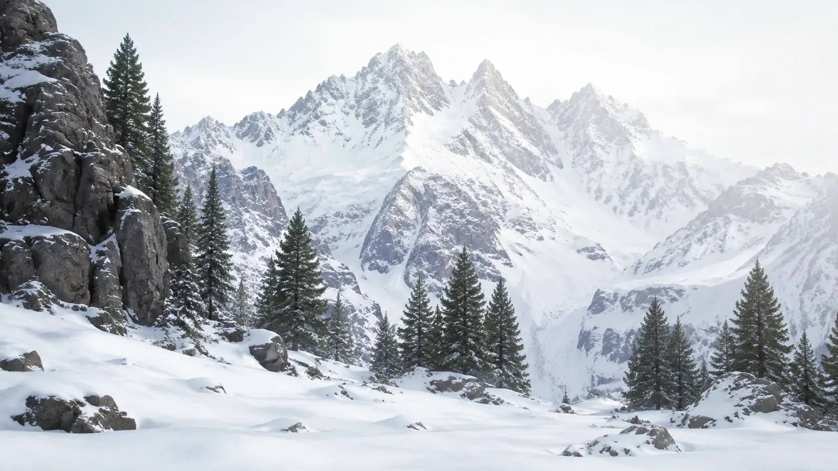 Sharp 4K mountain landscape frame showing preserved resolution