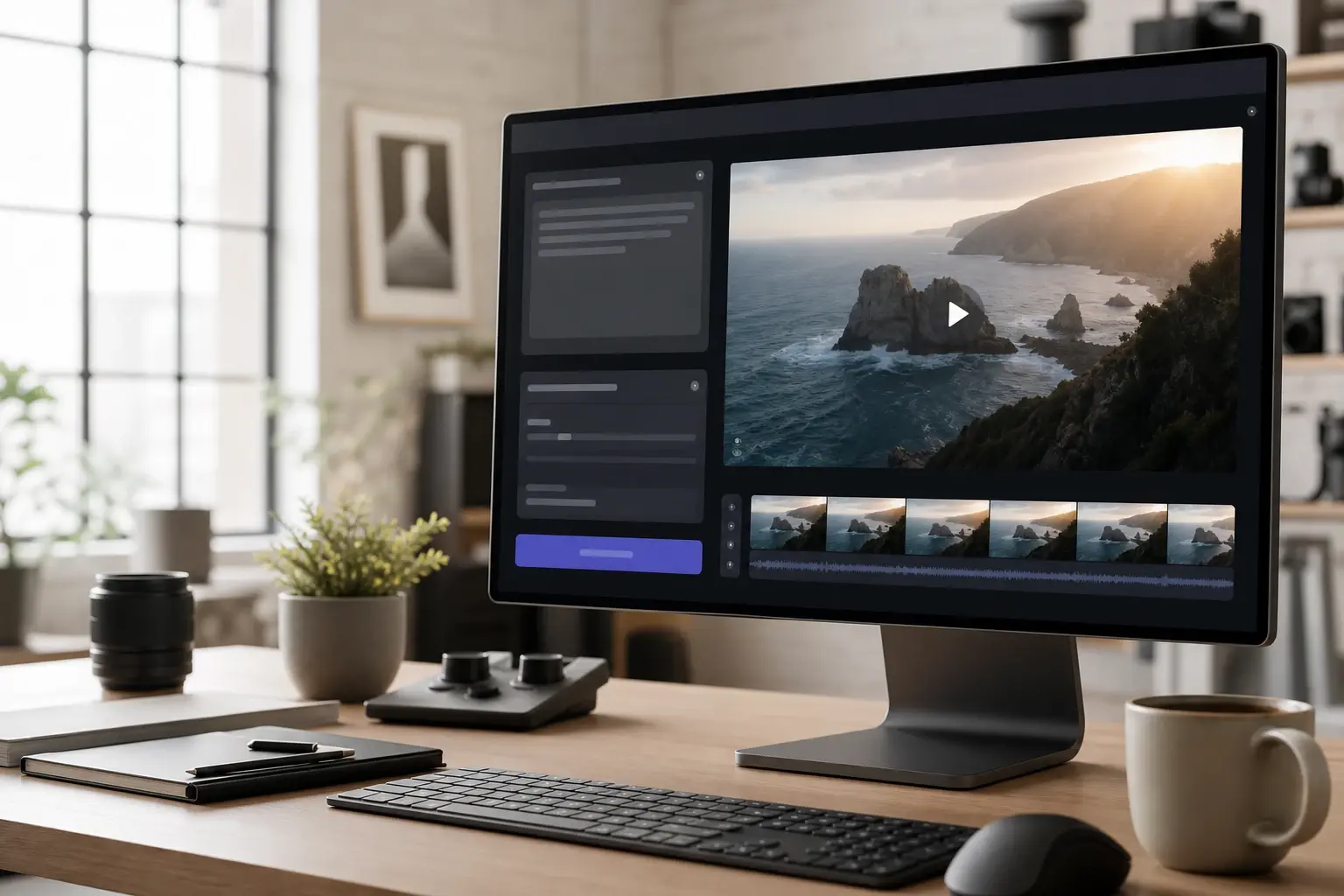 Start Generating Video from Your First Prompt background