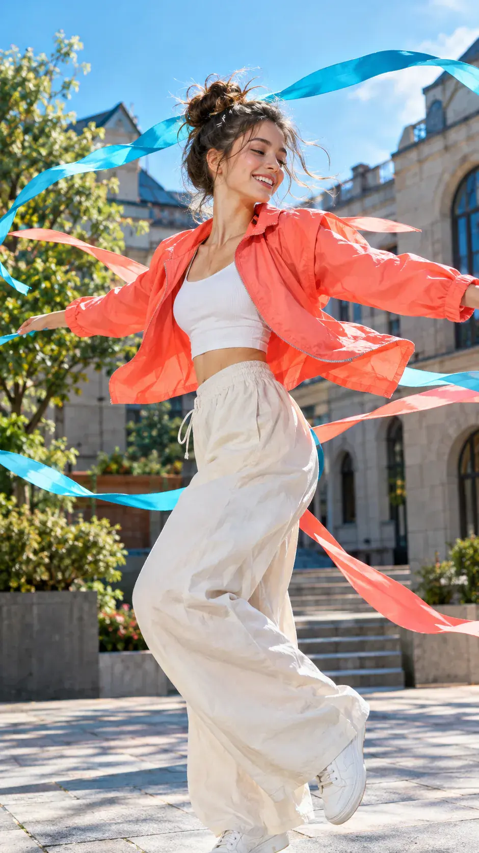 Vertical dance and lifestyle video still captured on an upbeat visual beat