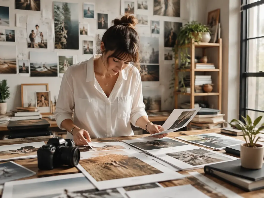 Product photo and lifestyle backdrop forming one campaign image