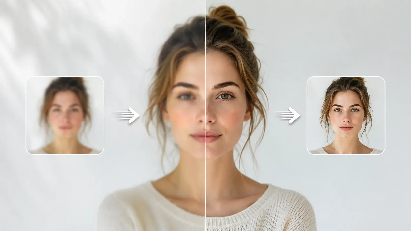 Ready To Sharpen That Soft Photo creative result ready to generate with VideoAI