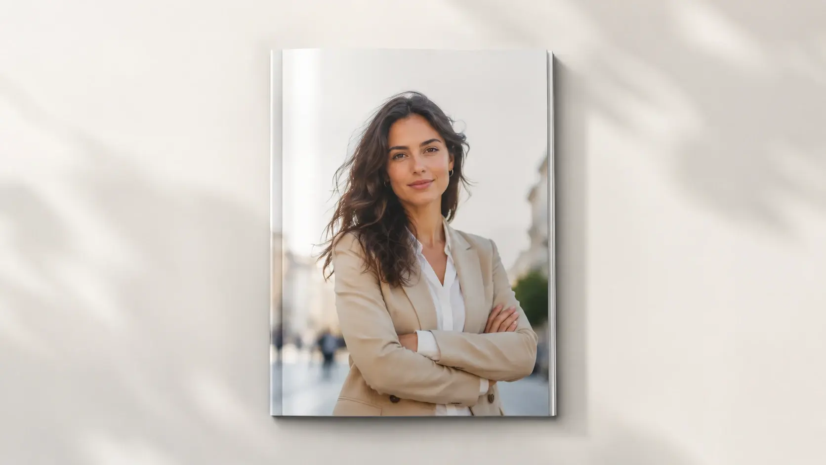 Put Yourself on the Front Page creative design ready to generate with VideoAI