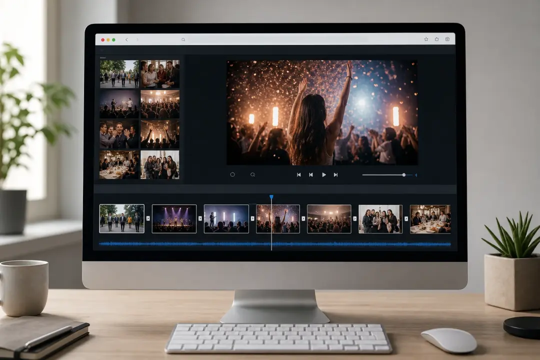 Event Recap for Same Day Social Sharing example for Make a Video with Pictures - Turn Pictures into Video