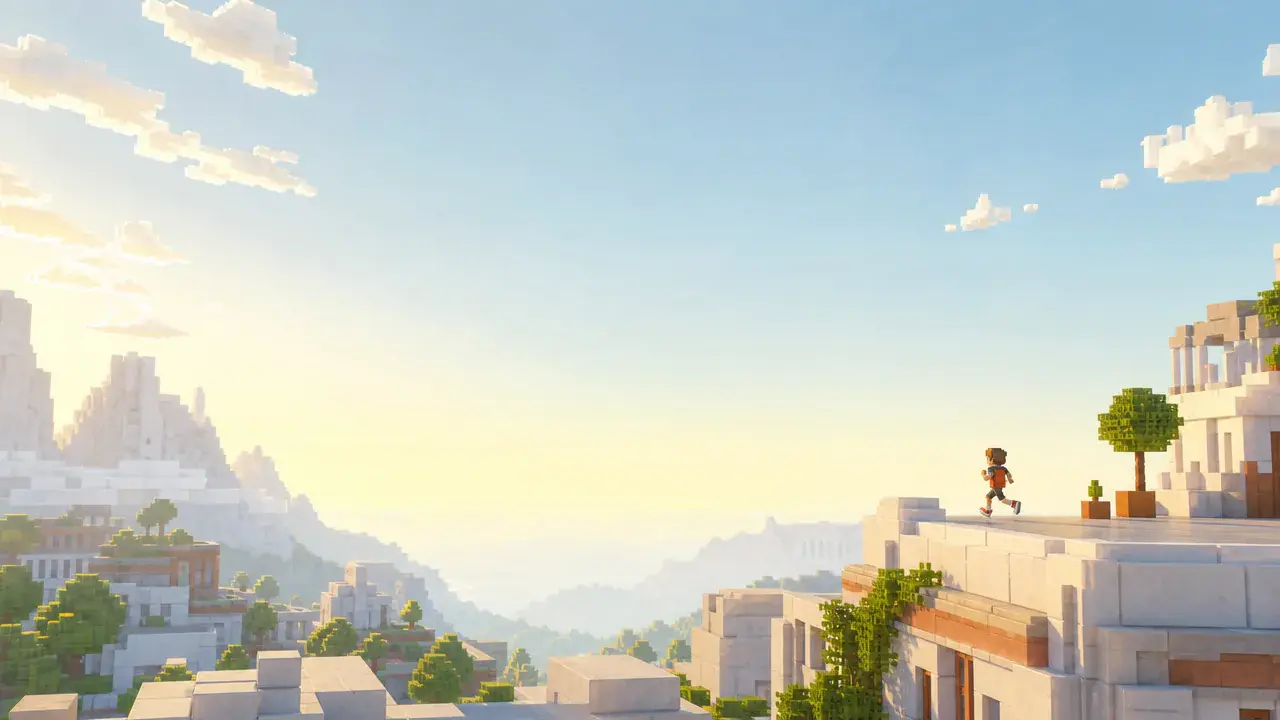 Create Your Parkour Short wide creative scene
