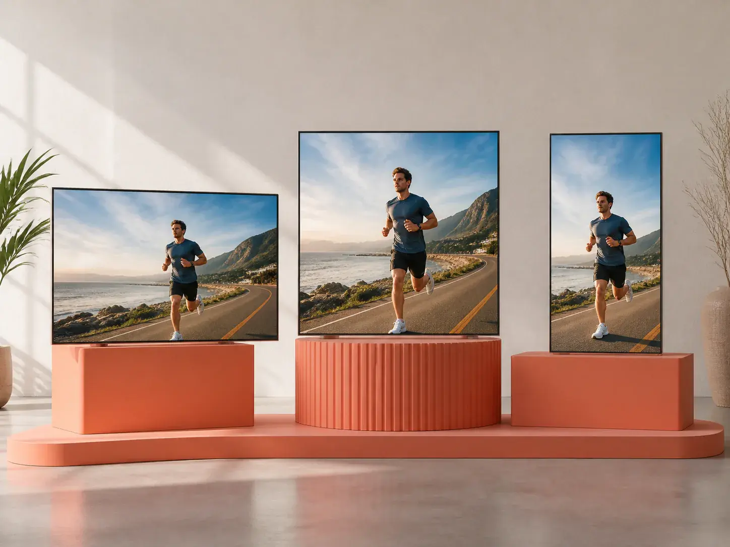 Delivery panel with MP4, 4K choice, aspect ratios, and no watermark output