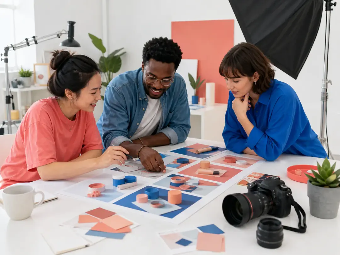Brand video project with shared references, product scene, and campaign version