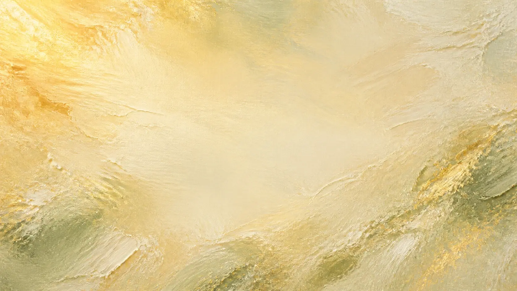 A wide painted landscape on stretched canvas catching soft daylight across its brushwork