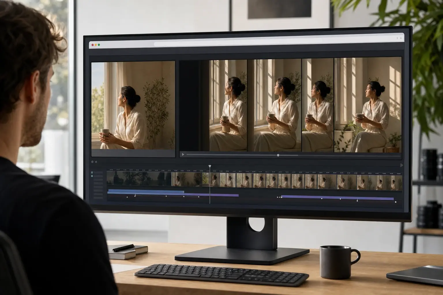 Lighting Continuity Across Frames feature in Photo to Video AI - AI Photo to Video Generator