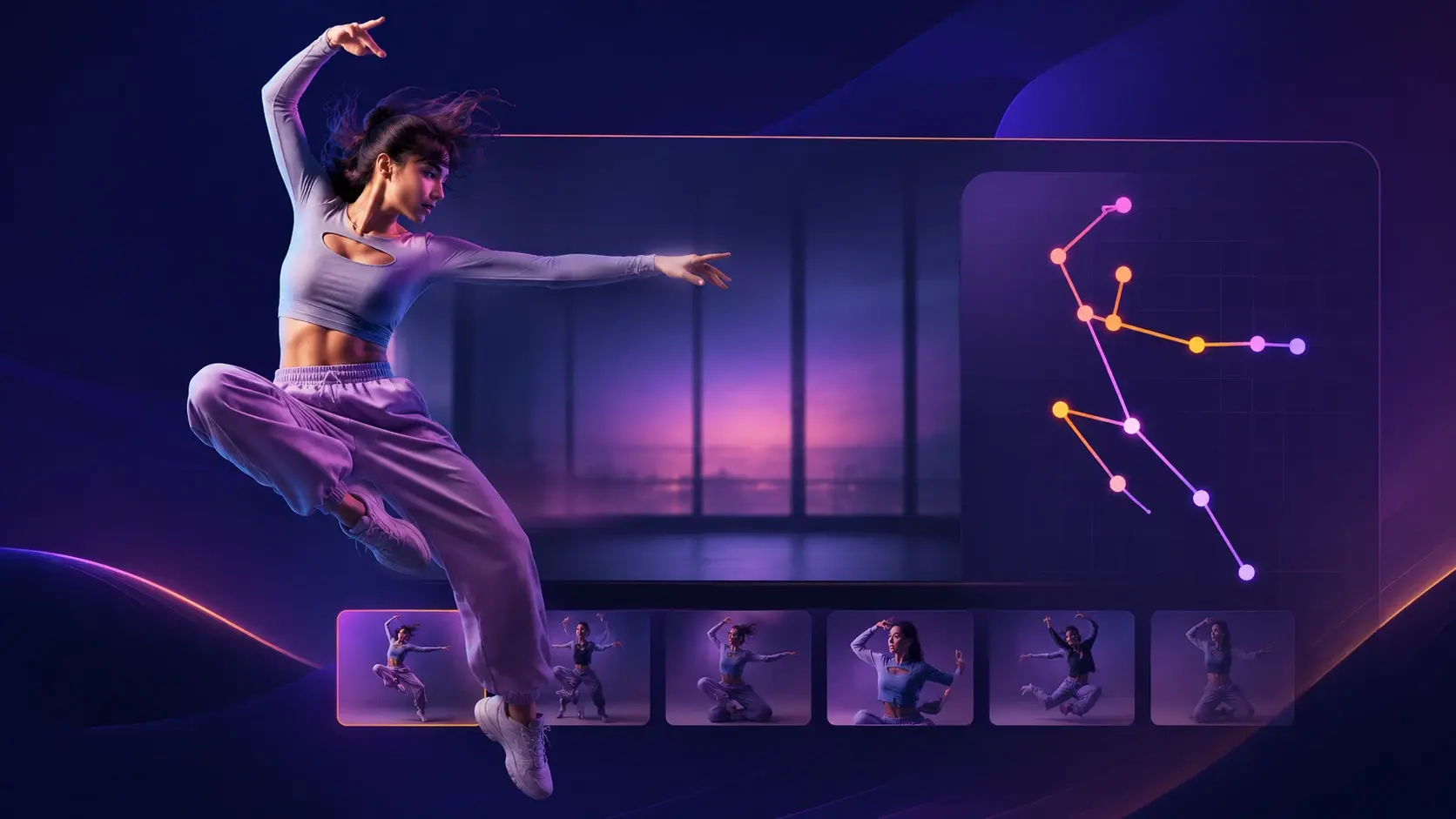 Describe Your Pose And Draw It landing page background