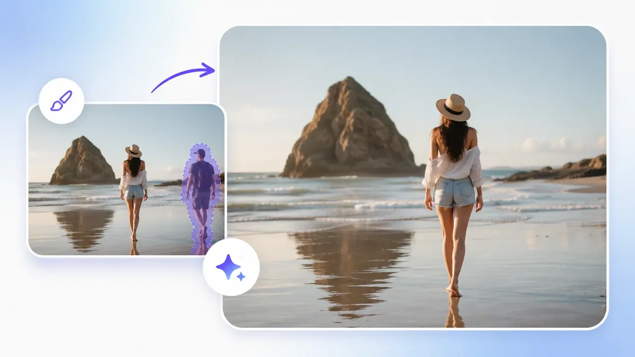 Remove Object From Photo Right Now landing page background
