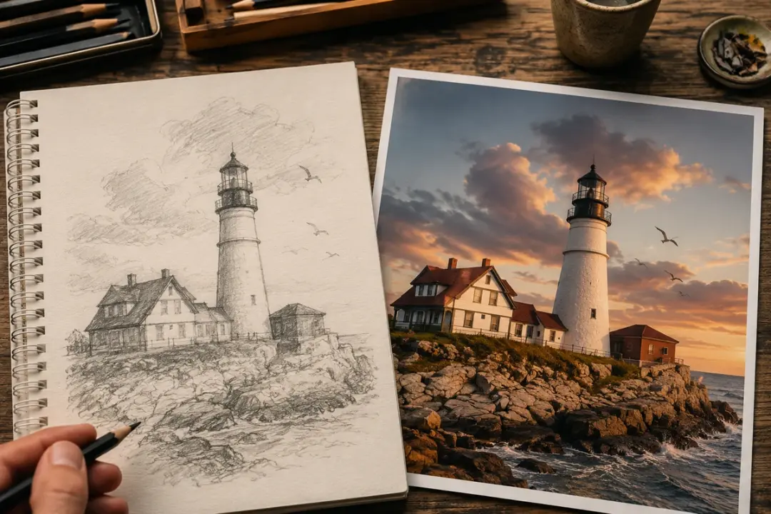 pencil sketch to image ai using sketch to image in a practical workflow