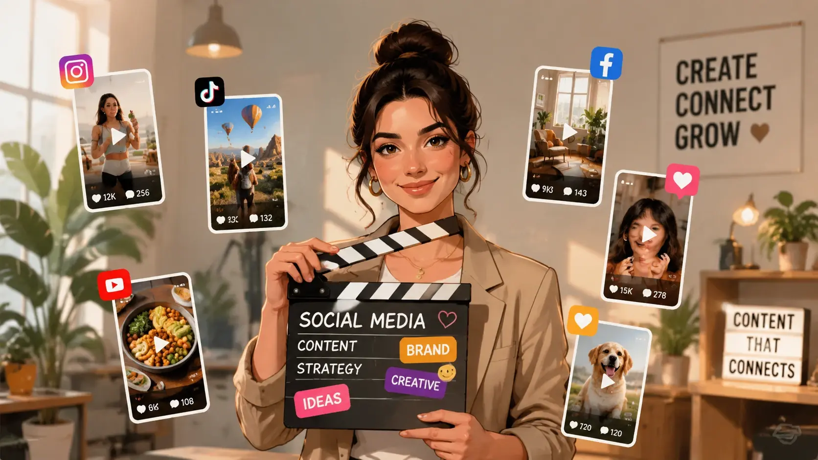 A marketer preparing a branded vertical spot for the TikTok feed inside VideoAI