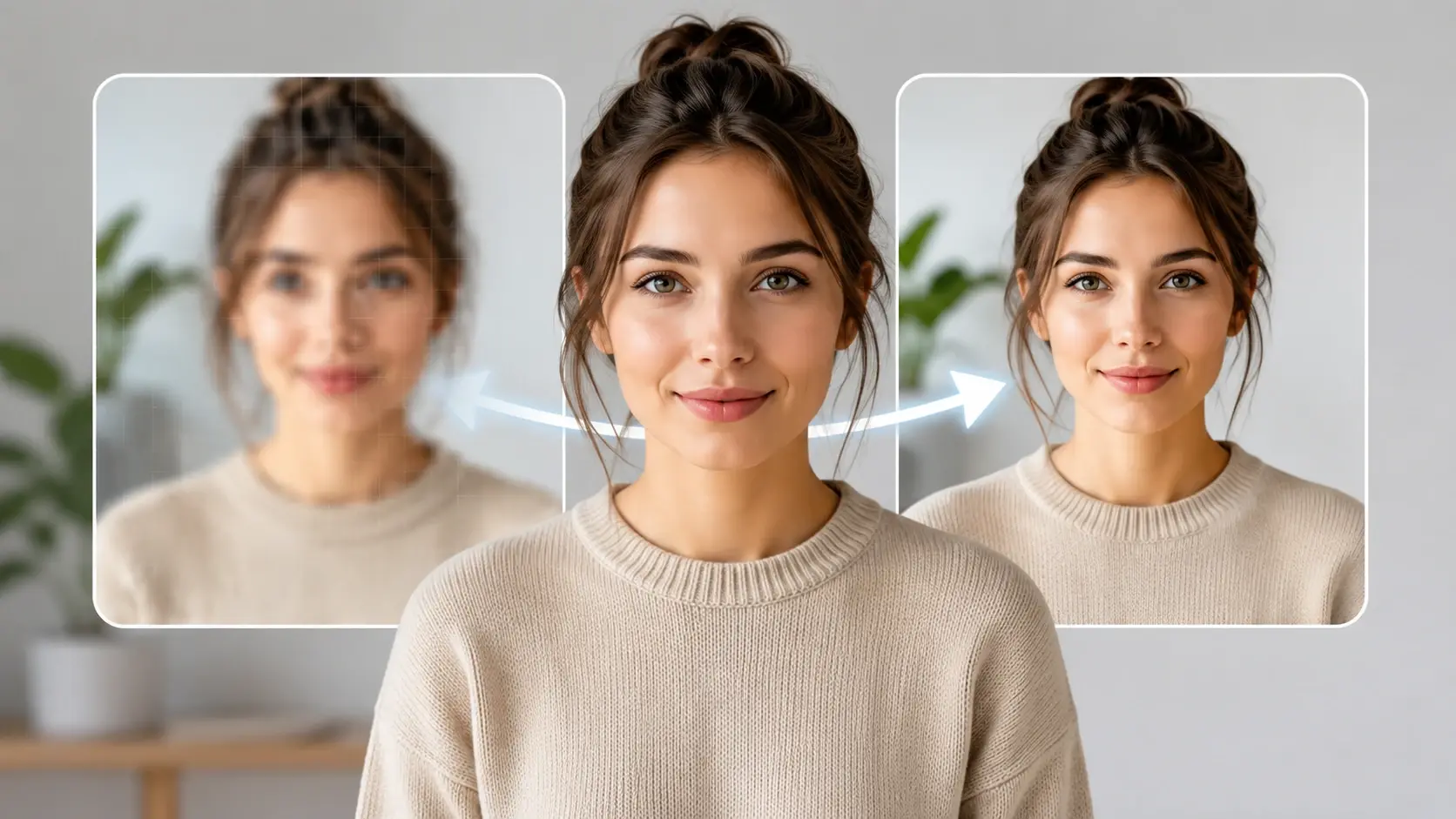 Bring Soft Photos Back Sharp creative result ready to generate with VideoAI