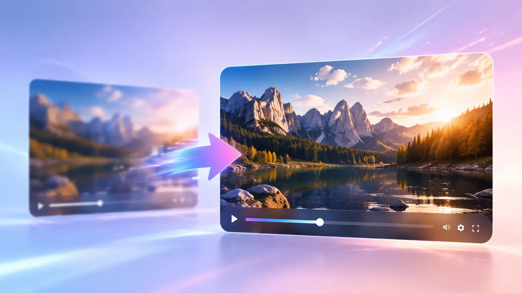 Ready to unblur video online background
