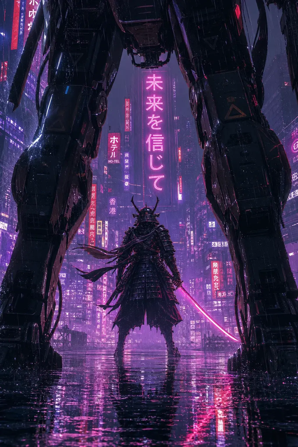 Cyberpunk Samurai