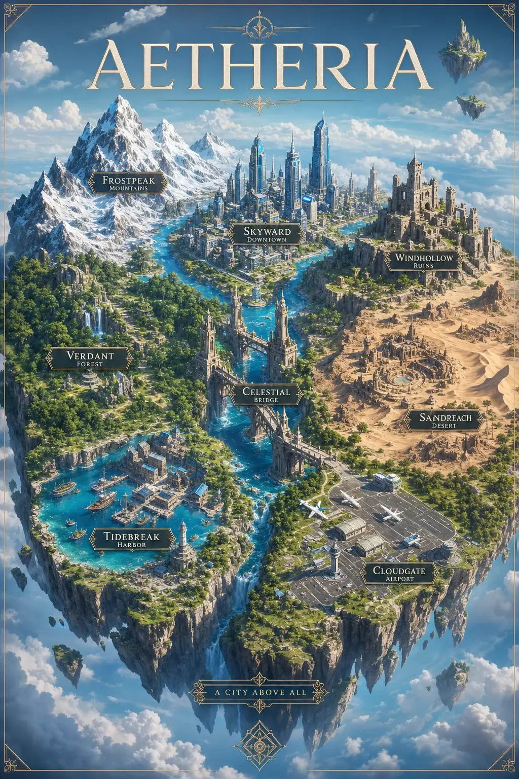 Fantasy Island Map